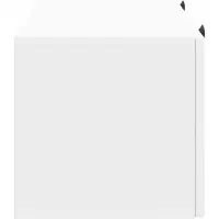 vidaXL Wandmontage TV-kast Wit 78,5 x 31 x 30 cm Bewerkt hout