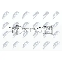 NTY NPW-WW-038 Aandrijfas