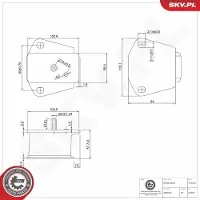 ESEN SKV 75SKV468 Motorsteunlager