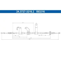Ate 24.3727-3216.2 Handremkabel