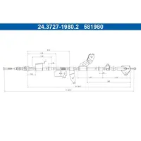 Ate 24.3727-1980.2 Handremkabel