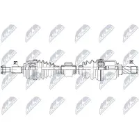 NTY NPW-RE-243 Aandrijfas