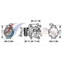 Ava Cooling TOAK443 Aircopomp