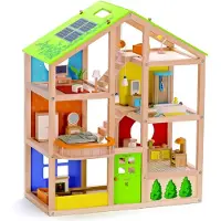 Hape Puppenhaus - 74 cm - Ganzjahreshaus - - One Size - Puppenhauser