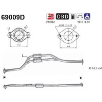 As 69009D Katalysator