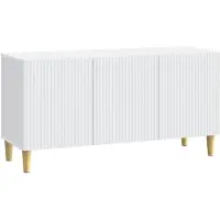 vidaXL TV Kast Wit 99 x 34,5 x 50 cm Bewerkt hout