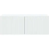 vidaXL Wandmontage TV-kast Wit 78,5 x 41 x 30 cm Bewerkt hout
