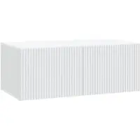 vidaXL Wandmontage TV-kast Wit 78,5 x 41 x 30 cm Bewerkt hout