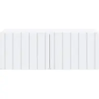 vidaXL Wandmontage TV-kast 78,5 x 41 x 30 cm Wit Bewerkt hout