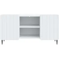 vidaXL TV Kast Wit 102 x 34,5 x 52 cm Bewerkt hout