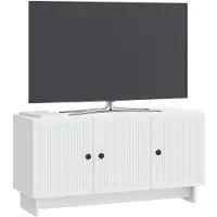 vidaXL TV Kast Wit 99 x 34,5 x 50 cm Bewerkt hout