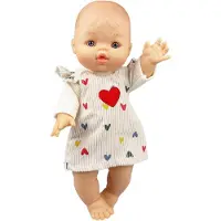 Heless Meisjes Babypop met Corduroy Jurk - 34cm