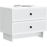 vidaXL Nachtkastje met lade Wit 62 x 34,5 x 47,5 cm Bewerkt hout