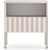 Selsey Drina nachtkastje | Design mdf beige 50x53x35 cm nachtkastjes | NADUVI