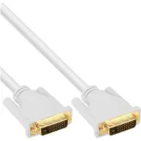 InLine DVI-D Dual Link monitor kabel - verguld / wit - 2 meter