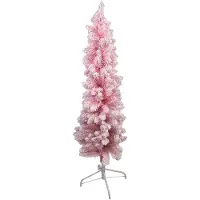 Clayre & Eef Kunstboom Kerstboom 40x40x150 cm Roze Kunststof