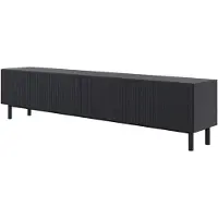 Selsey TV-meubel Vesper | Design metaal zwart 175.60000610351562x46.5x31.600000381469727 cm tv-meubels | NADUVI