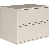 NADUVI Collection Nachtkastje Fermo | mdf beige 50x40x36 cm nachtkastjes | NADUVI