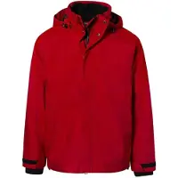 Hakro Regular Fit Buitenjas rood, Effen
