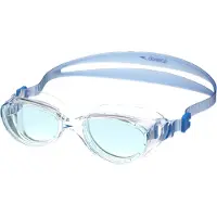 Speedo Futura Hydrospex Zwembril - Comfortabele Duikbril Volwassenen - Anti condens & UV-bescherming - Recreatieve Zwembril met Verstelbare Band - Clear/Blauw