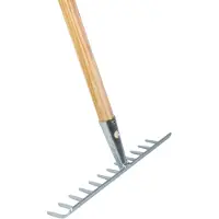 Talentools – Tuinhark – 12 tanden – Verzinkt – 30 cm – Essenhouten steel – 160 cm