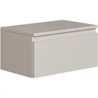 NADUVI Collection Nachtkastje Kate zwevend | mdf beige 48.4x25.4x31.8 cm nachtkastjes | NADUVI