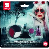 Smiffys - Blood Drip Bride Kostuum Make-up Kit - Multicolours