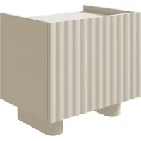 NADUVI Collection Nachtkastje Cassidy | mdf beige 48x49x37 cm nachtkastjes | NADUVI