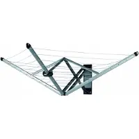 TIM. TIM Wanddroogrek Inklapbaar - Wanddroogrek - Zilver - 184cm x 182cm x 109cm; 5.49 kg