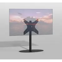 Cavus Vloerstandaard ELLIPS zwart 80 cm VESA 400x400