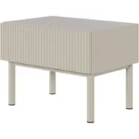Selsey Nachtkastje Vesper | Design metaal beige 50x44x35.599998474121094 cm nachtkastjes | NADUVI