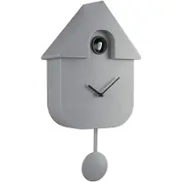 TIM. TIM Koekoeksklok Modern - Klok - Uurwerk - Uniek Zwart- Grijs - 9cm x 22cm x 41cm