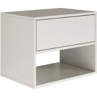 NADUVI Collection Nachtkastje Fermo | mdf wit 50x40x36 cm nachtkastjes | NADUVI