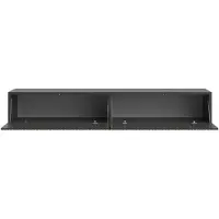 Selsey TV-meubel Sian zwevend | spaanplaat zwart 175x28.5x32 cm tv-meubels | NADUVI