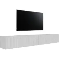 Selsey TV-meubel Vesper zwevend 200 cm | mdf wit 201.60000610351562x28.5x31.600000381469727 cm tv-meubels | NADUVI