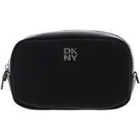 DKNY toilettas Sarah Travel Kit Black / Silver zwart