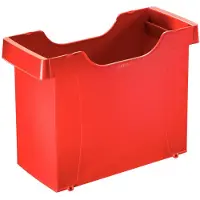 Leitz Hangmappenbox Uni-Box Plus 1908, A4, voor ca. 20 hangmappen, handgrepen, rood