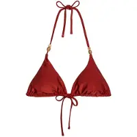Marc o'polo Bikinitop ' Shiny ' donkerrood
