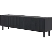 Selsey TV-meubel Vesper | Design metaal zwart 140x46.5x31.600000381469727 cm tv-meubels | NADUVI