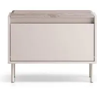Selsey DIOCE – Schoenenbank met klep, greige, 69 cm