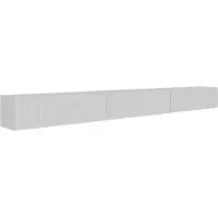 Selsey TV-meubel Vesper zwevend 300 cm | mdf wit 302.39999389648438x28.5x31.600000381469727 cm tv-meubels | NADUVI