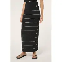 FILA Montecarlo Straight Fine Knitted Skirt Black Maat: S | Maxi Rokken Outlet | Dames | Zwart