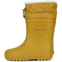 Druppies Winterlaarzen Kinderen - Gevoerde Regenlaarzen - Snowboots - Okergeel - Maat 33
