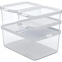 Rotho - Set koelkastorganizer 4 stuks CAUMA 4,65 l + 2,15 l + 2 x 1,2 l