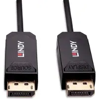 Lindy 38521 DisplayPort-kabel DisplayPort Aansluitkabel DisplayPort-stekker 15.00 m Zwart