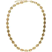 Notre-V Dames Sieraden Ketting Schakel #5 - Goudkleurig - Maat ONESIZE