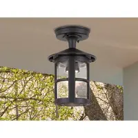 Elstead Lighting LED Buitenlamp Hereford | 1X E27 Max 60W | Dimbaar | Black