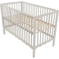 MamaLoes Luno Wave Wit 60 x 120 cm Ledikant