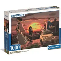 Clementoni - Puzzel - 1000 Stukjes - Lupin III - Compact Box