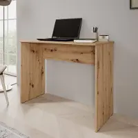 Meubella - Daro - Bureau - Eikenpatroon - 98x45x74 cm